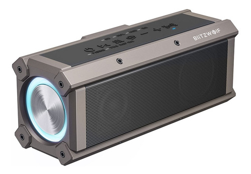 Bocina Inalámbrica Blitzwolf Bw-wa3 Bluetooth De 100w Negra