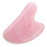 Herramientas Faciales De Cuarzo Rosa Gua Sha, Herramienta De