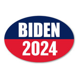 El Imán Ovalado Biden 2024 De  Mide 4 X 6 Pulgadas, Hecho Pa