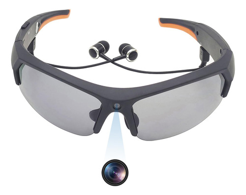 Gafas De Sol Con Cámara Bluetooth Hd 1080p Para Hombre Con L