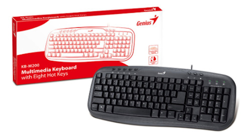 Teclado Multimedia Genius Kb-m200