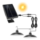 Lampara Led Solar Colgante Con Control 90w Cobertizo De Luz