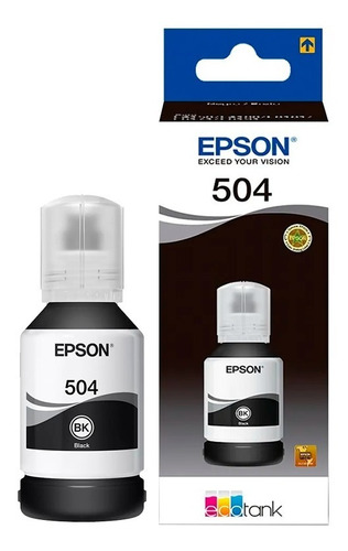 Tinta Epson T504 Ecotank Tinta Continua L4150/l4160/l6161 