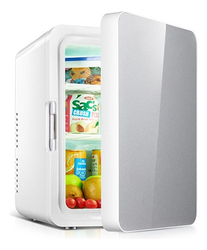 Mini Refrigerador 12 Litros Para Coche Familiar, Silver