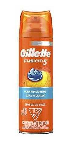 Gillette Fusion Gel Afeitado, Gel Hidratante Hydra, 7 Onza