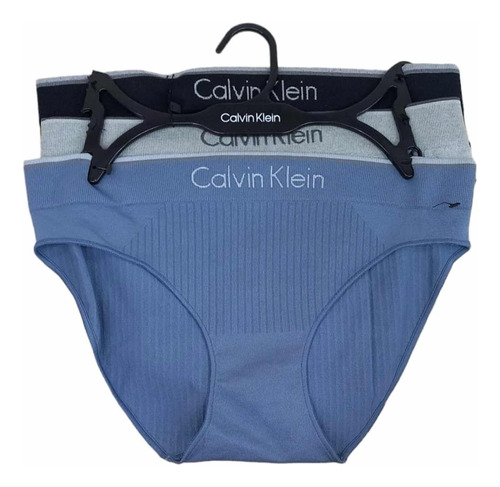 Set De 3 Calzones Bikini Calvin Klein Originales Talla L/g