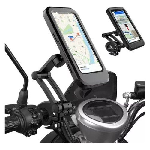 Base Soporte Porta Celular Moto Bicicleta Impermeable 360º
