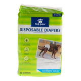 Pañales Desechables Para Perros Top Paw - Paquete De 1...