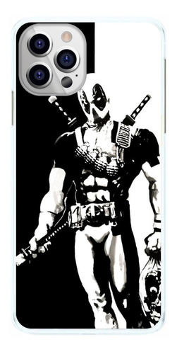 Capinha Deadpool Preto E Branco Capa De Celular