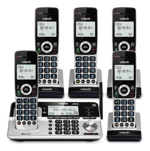 Vtech ® 5 Teléfonos Inalámbricos De Casa Bloqueo No Deseadas