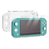 Estuche Para Switch Lite Cristal + Vidrio Protector 