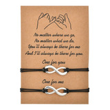 Pulseras De Hilo Con Signo De Infinito Regulable X2