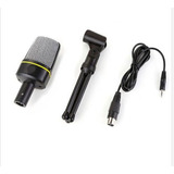 Microfone Alta Sensibilidade Mic Pc318 P2 Cor Preto