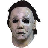 Mascara Deluxe De Michael Myers De La Pelicula Halloween 6 Color Blanco