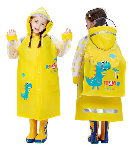 Lmpermeable De Cuerpo Completo Para Niños Poncho Lmpermeable