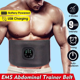 6 Modos 9 Intensidades Ems Abdominal Gym, Cinturón De Fitnes