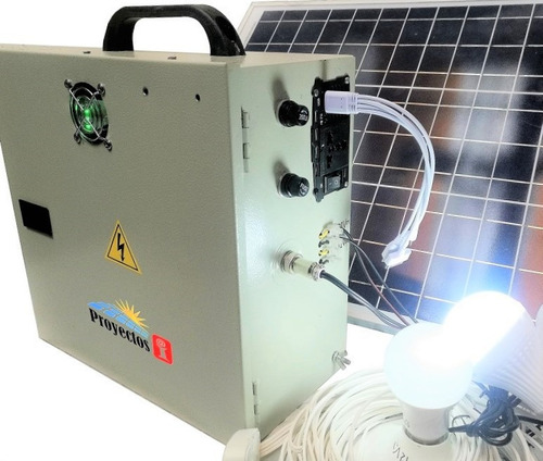 Fuente Generador Fv50 Kit Solar Planta Panel Inversor Tv Led