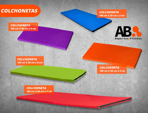 Colchoneta Gimnasia Alta Densidad C/ Cierre 1 * 50 * 5