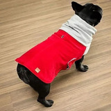 Roupa Pet De Inverno Capa Frio Cachorro Buldogue - Tamanho G