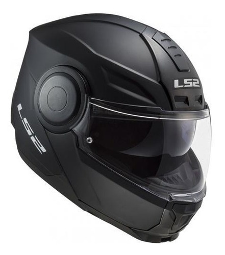 Casco Abatible Ls2 Scope Ff902 Solid Negro Mate Rider One