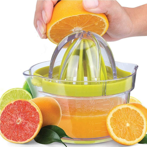 Exprimidor Citricos Manual,  4 En 1, Naranja, Rallador