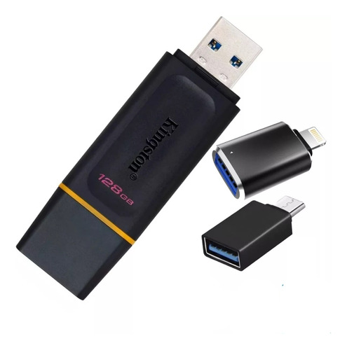 Memoria Usb Pendrive Celular iPhone Ios Android Pc 128gb Otg