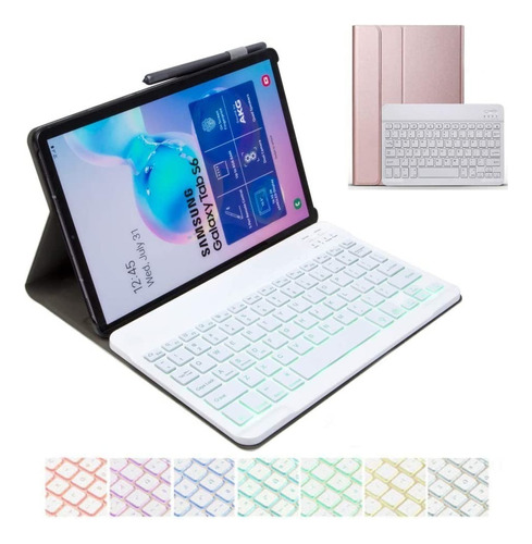 Funda Con Teclado Para Samsung Tab S7 11 Sm-t870 Sm-t875 Ñ