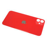 Refaccion Tapa Trasera Cristal Rojo Para iPhone 11 Adhesivo