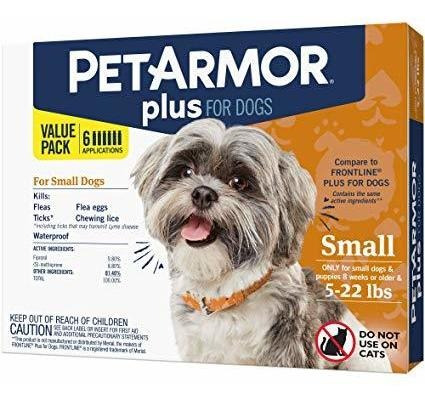 Petarmor Plus Para Perros, Prevención De Pulgas Y Garrapatas