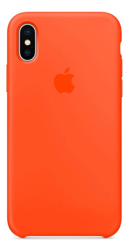 Funda Silicone Case Para iPhone Naranja