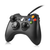 1 Controle Com Fio Xbox 360 Pc Slim 2 Metros Com Garantia