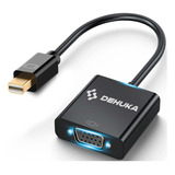 Adaptador Mini Displayport A Vga Compatible Con Macbook Notebook Tablet Monitor Proyector Dehuka