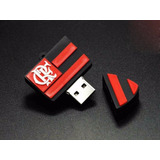 Pen Drive 32gb Full Capacity - Flamengo - Emborrachado