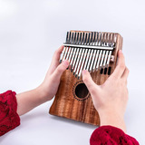 Hauoli Kalimba 17 Teclas Koa Kalimba Piano Pulgar Con Bolsa