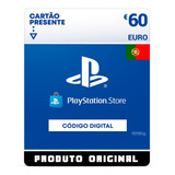 Cartão Playstation Card Psn 60 Euros Portugal Ps4 Ps5