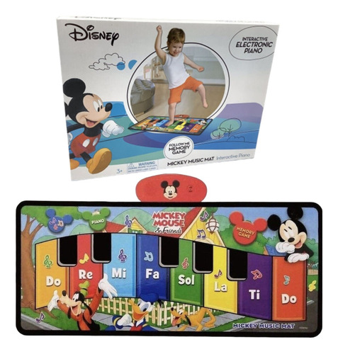 Alfombra Piano Musical Interactivo Mickey Mouse Disney