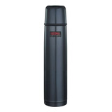 Termo Thermos Matero Cebador Bala Acero Inoxidable 1 Litro Color Azul Oscuro