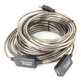 Cable Extensor Usb 2.0 Tipo A Macho A Hembra De 15 M