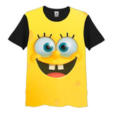 Camisa Camiseta Full 3d Anime Bob Esponja Adulto Infantil !!