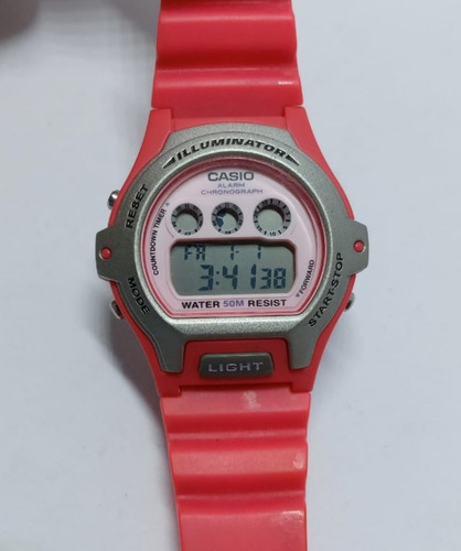 Reloj Casio Mujer, Funcionando Perfectamente. Rosado.