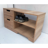 Mueble Zapatero E-1. Organizador De Zapatos Madera Melamina.