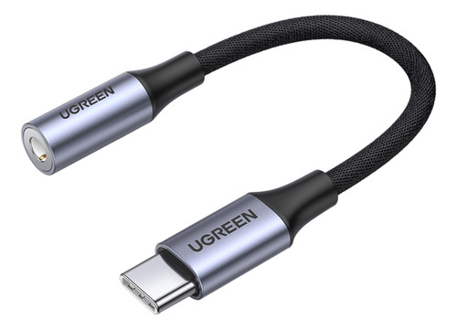 Ugreen Adaptador De Audio Tipo-c A 3,5 Mm 10cm Space Gray