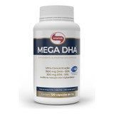 Suplemento Em Cápsulas Vitafor  Mega Dha Omega 3 Dha Mega Dha Sabor  Neutro Em Pote De 120g