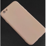 Capinha Celular Compatível iPhone 6 / 6s Aveludado Com Logo