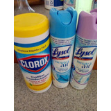 Desinfectante En Aerosol Lysol/toallitas Clorox