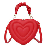 Bolso De Hombro Con Forma De Corazón De Amor, Bolso