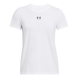 Polera Ua Off Campus Core Mujer Blanco Under Armour