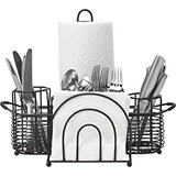 Gourmet Basics Art Deco Organizador De Picnic Con Soporte Pa