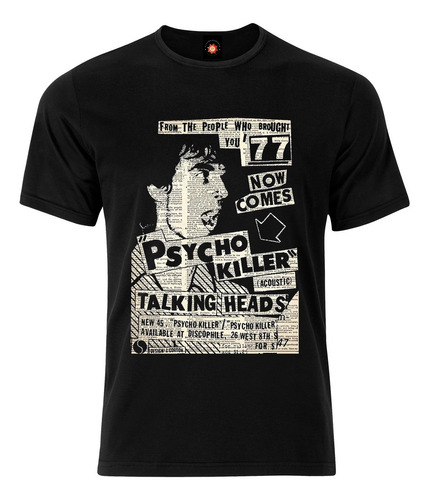 Remera Estampada Varios Diseños Talking Heads Psycho Killer