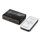 Switch Hdmi Multilaser 5 Em 1 Com Controle Remoto - Wi346